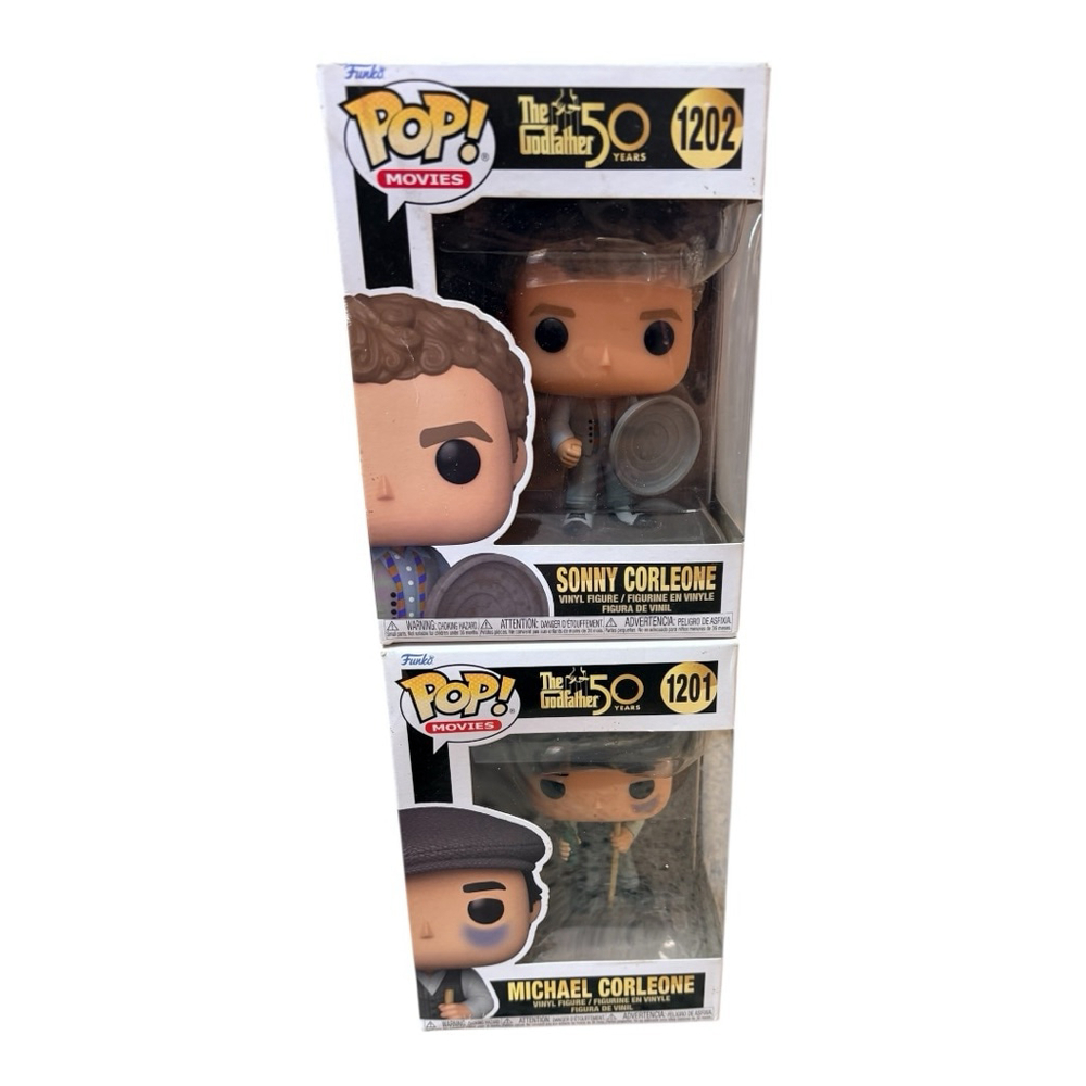 Funko Pop! Movies: The Godfather 50 Yrs Michael & Sonny Corleone Action Figures